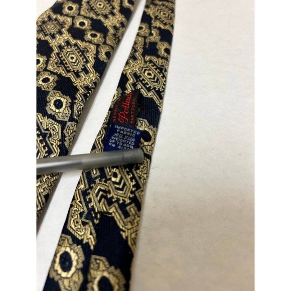 Polo Ralph Lauren Necktie Mens One Size Multicolor Abstract 100% Silk‎ Designer - Picture 3 of 3